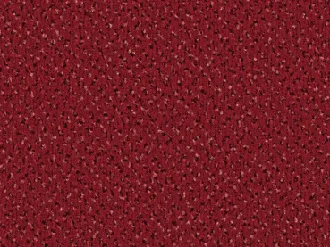 Preview: „Nahaufnahme des Vorwerk Alexis Teppichbodens in Rot – samtige Velours-Oberfläche mit dichter Struktur“